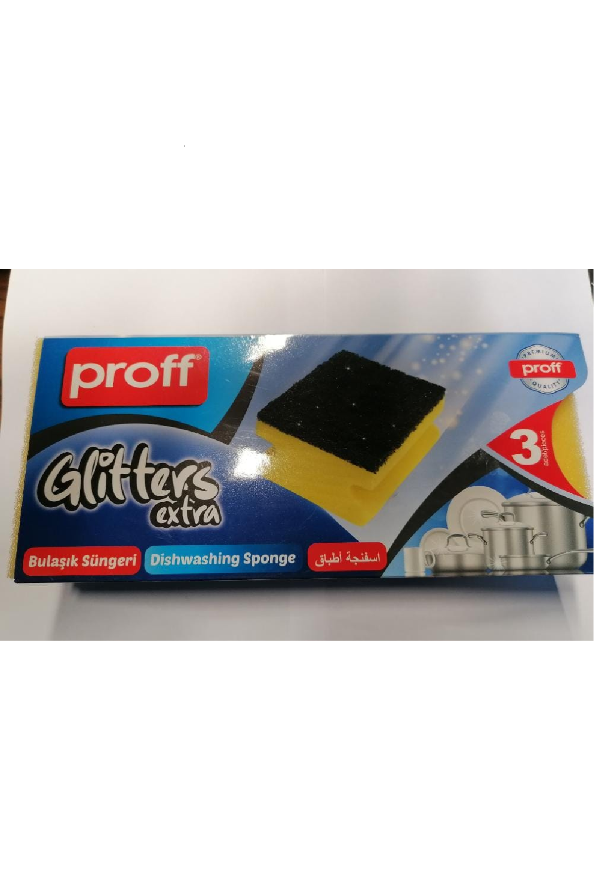 Proff Glitters Extra Bulaşık Süngeri FMA005116